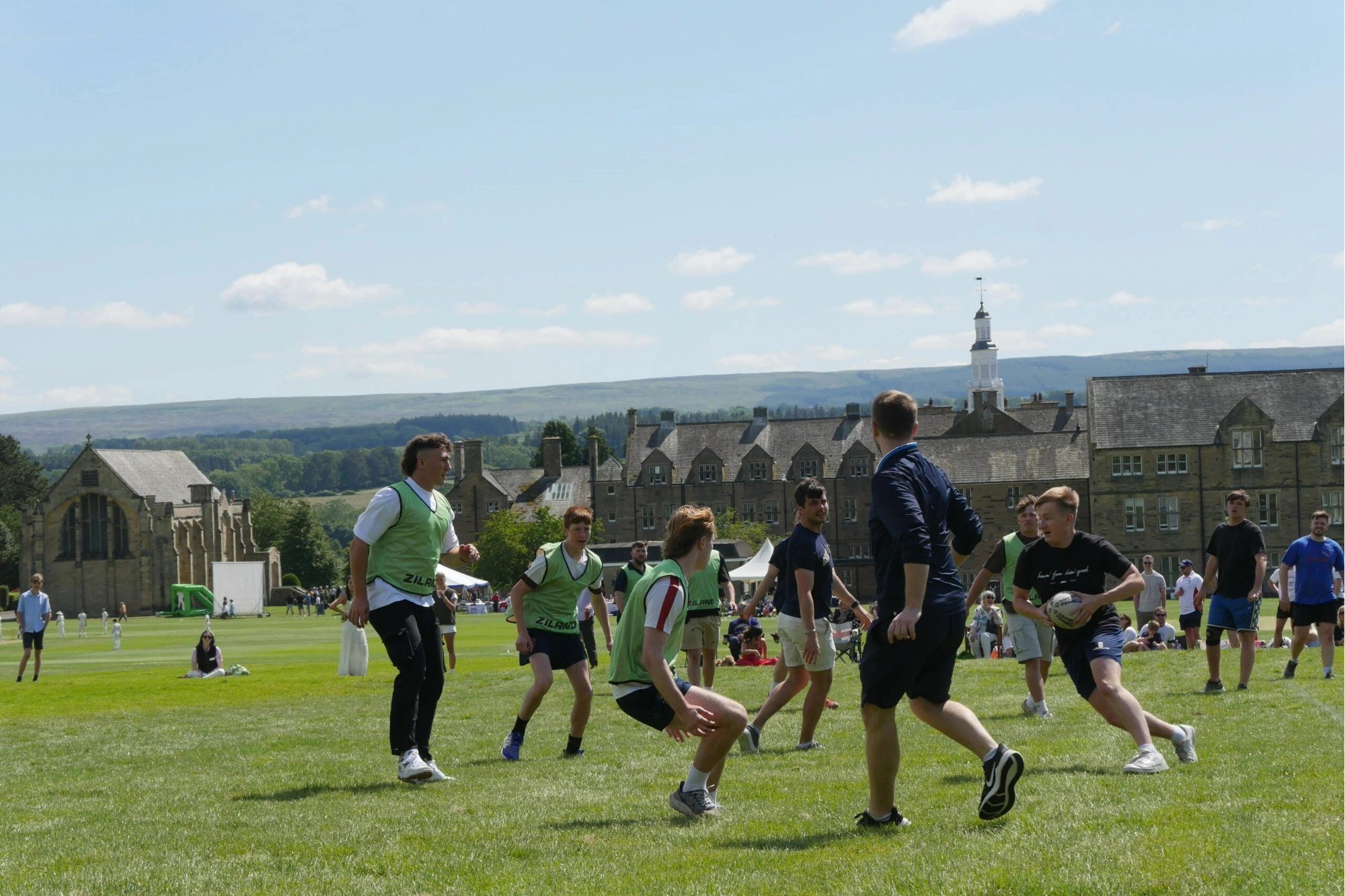 Old Barnardians on the Barney sports field