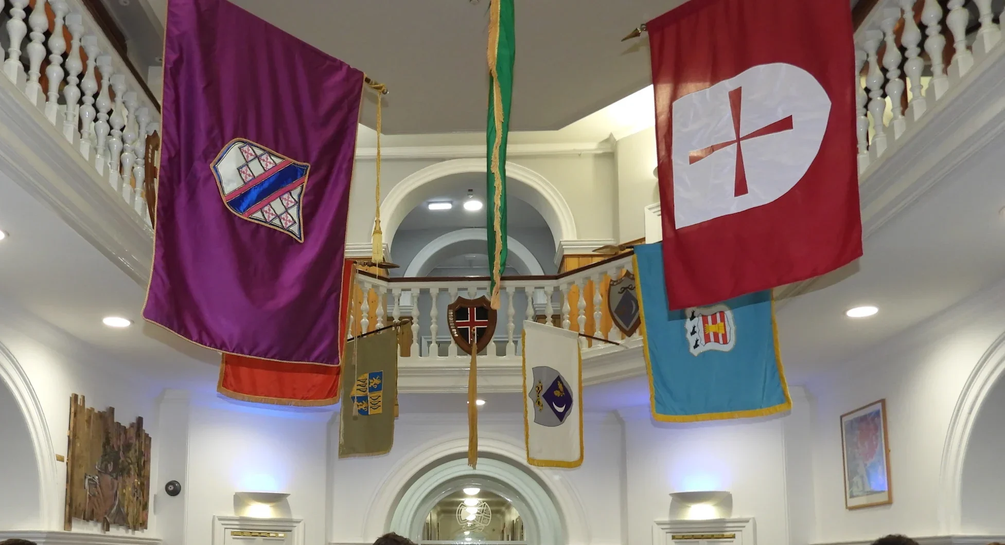 Barnard Castle School house flags.
