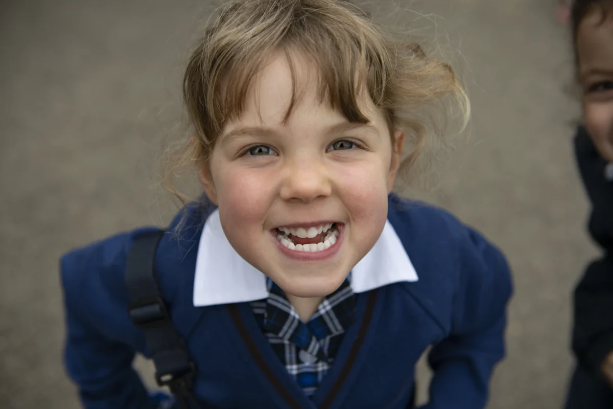 A Barnard Castle School Preppie with a big smile.