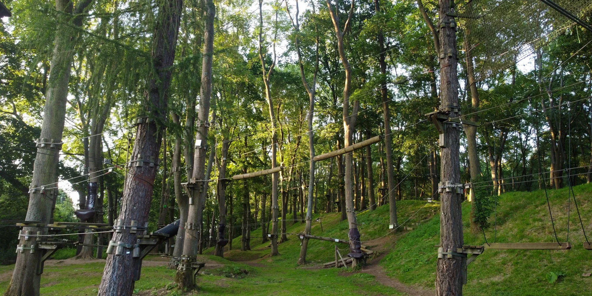 Barnard Castle School weekend activities includes enjoying Go Ape, for example.