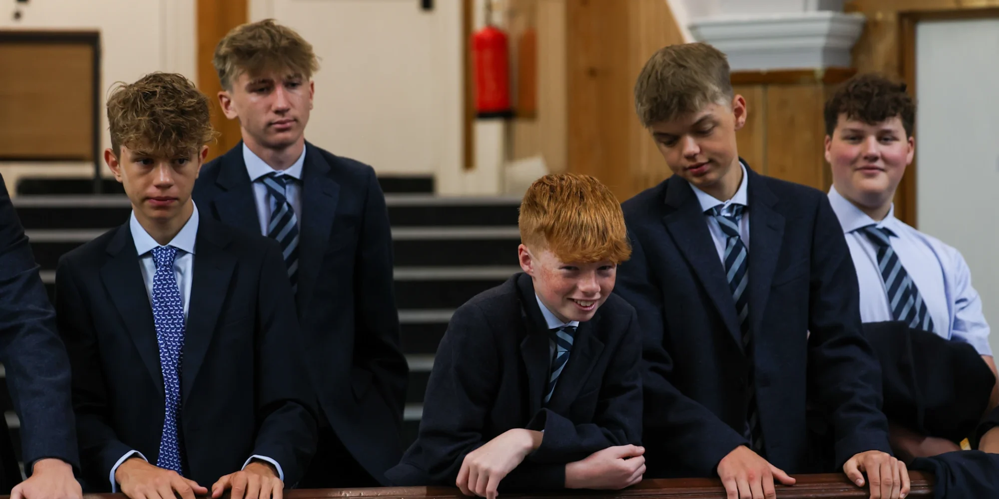 A group of boys from York and Northumberland houses.