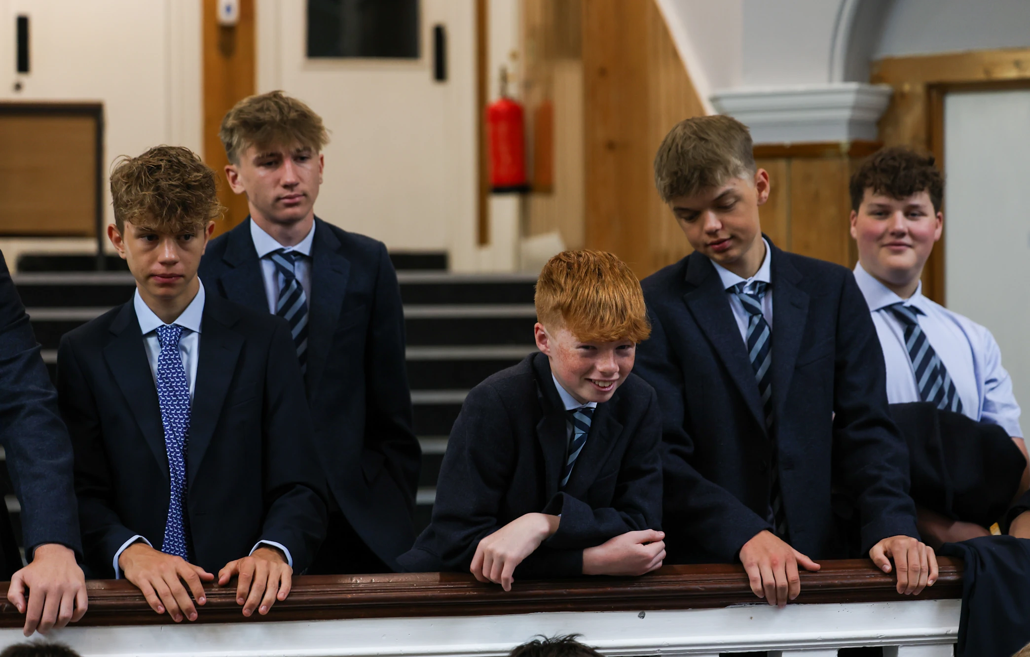 A group of boys from York and Northumberland houses.