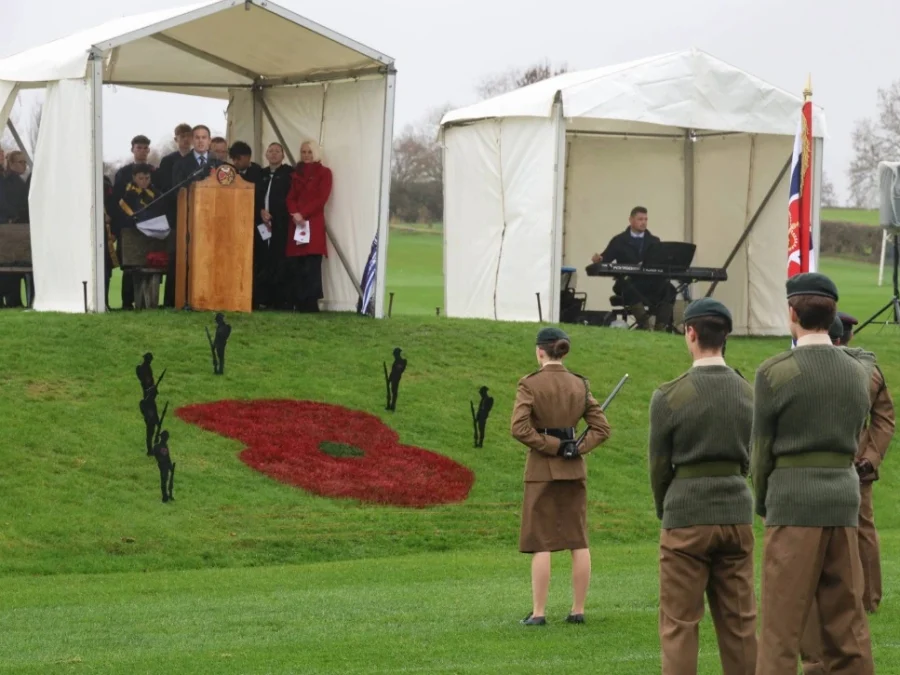 Lest we forget: Barney community comes together to remember