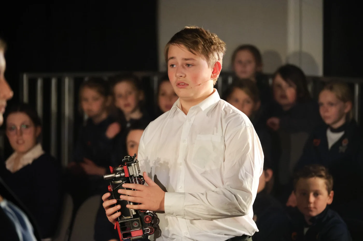Students from Barney's Senior School performing The Railway Children.