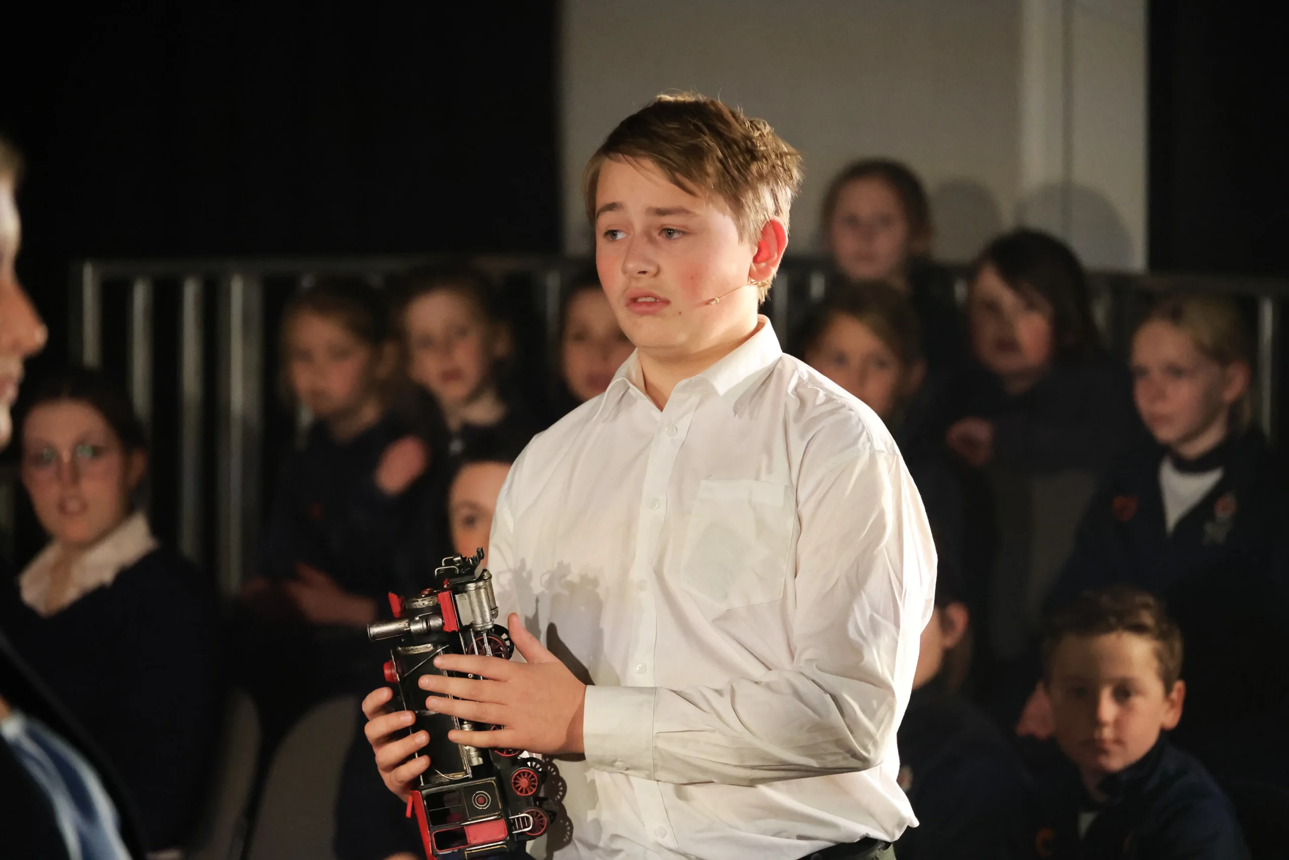 Students from Barney's Senior School performing The Railway Children.