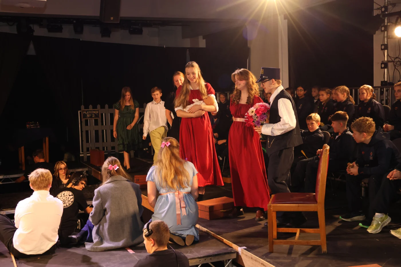 Students from Barney's Senior School performing The Railway Children.