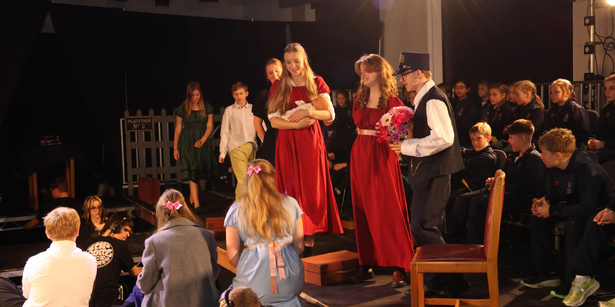 Students from Barney's Senior School performing The Railway Children.