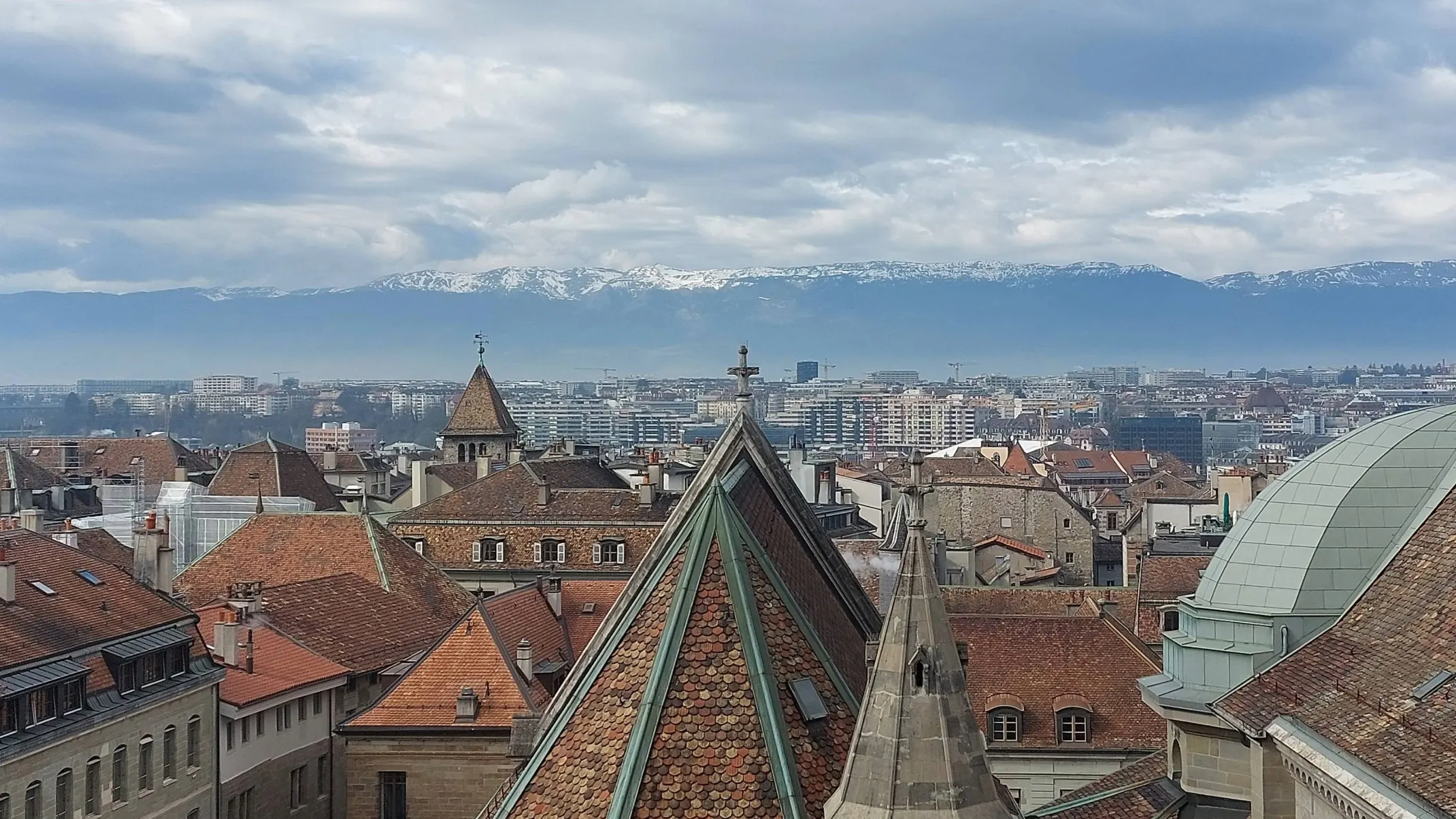 The Geneva cityscape.