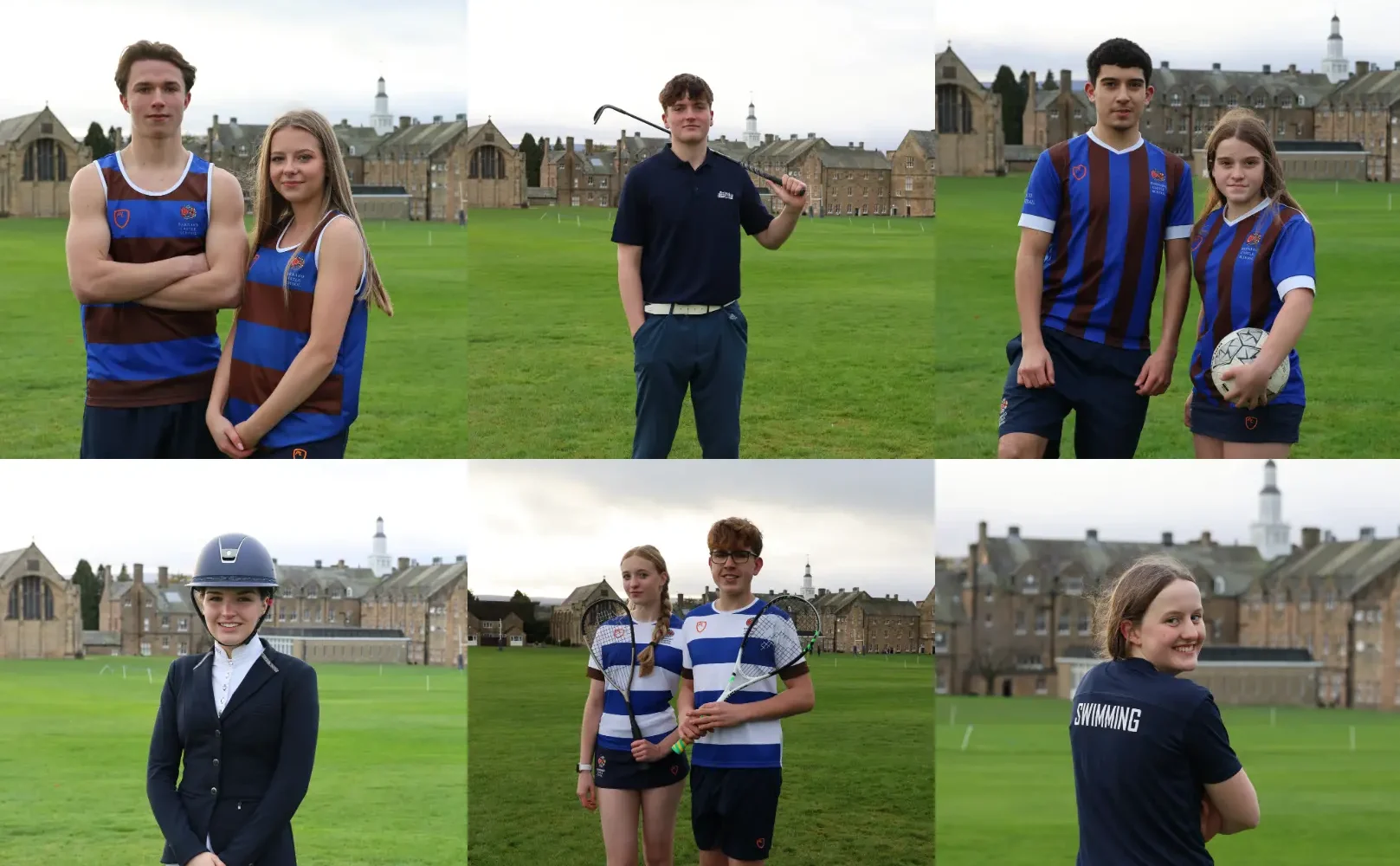 Six examples of additional sports available at Barney