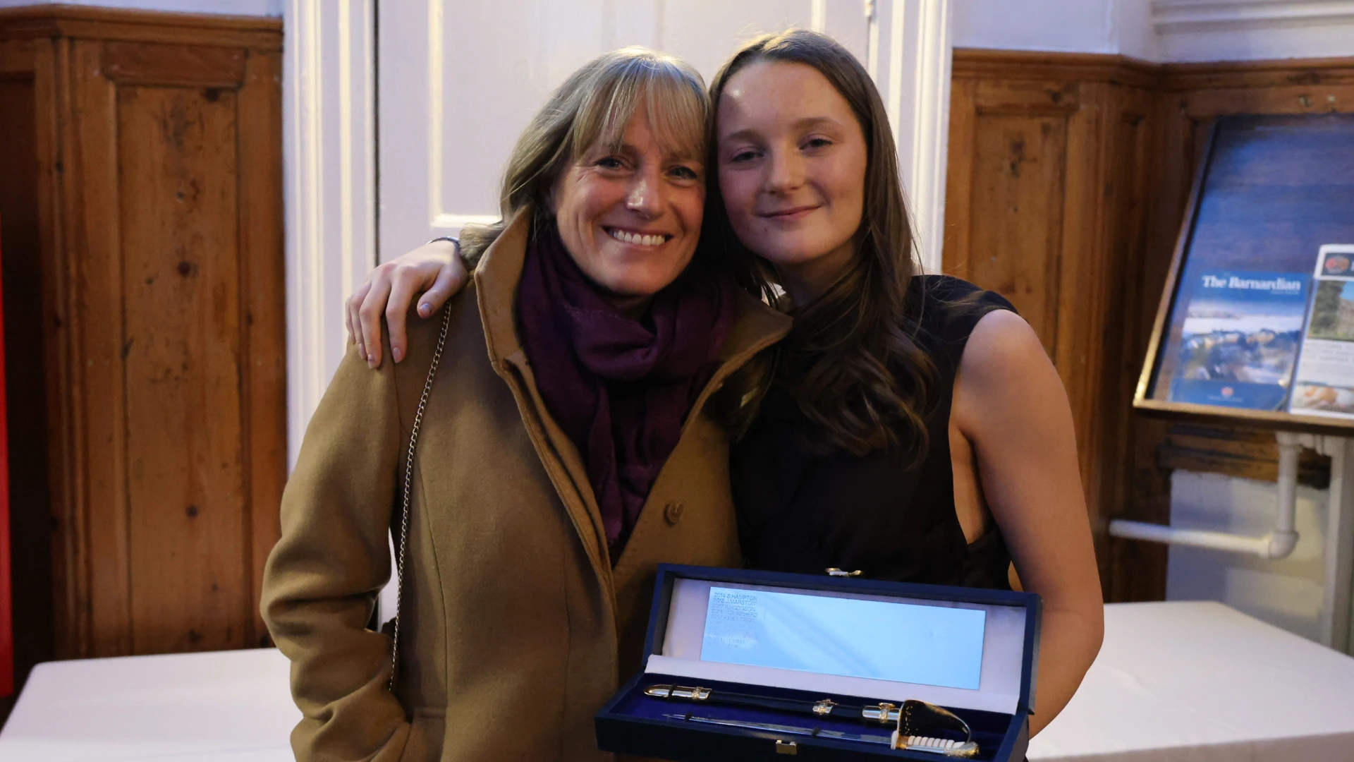 Cadet WO1 RSM Livia C with Dinning-Cooke Sword