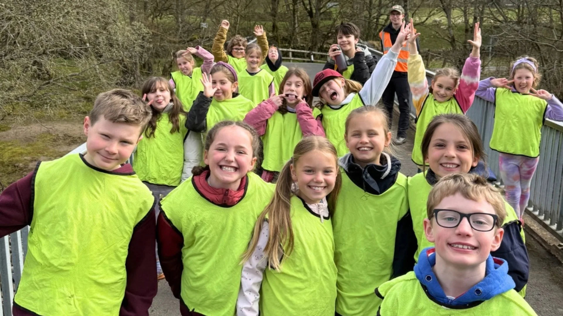Year 4 Barney students on the 2026 Robinwood residential trip.