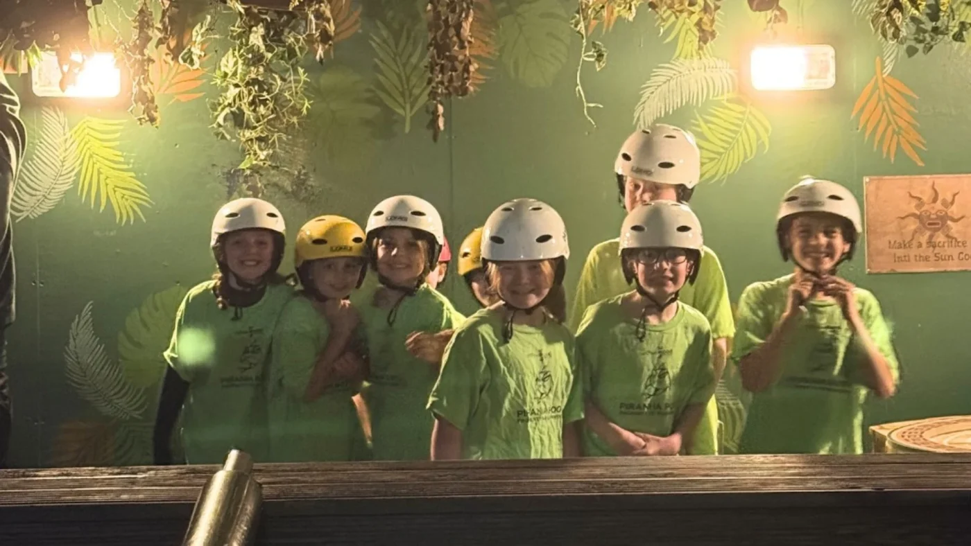 Year 4 Barney students on the Robinwood residential 2026.