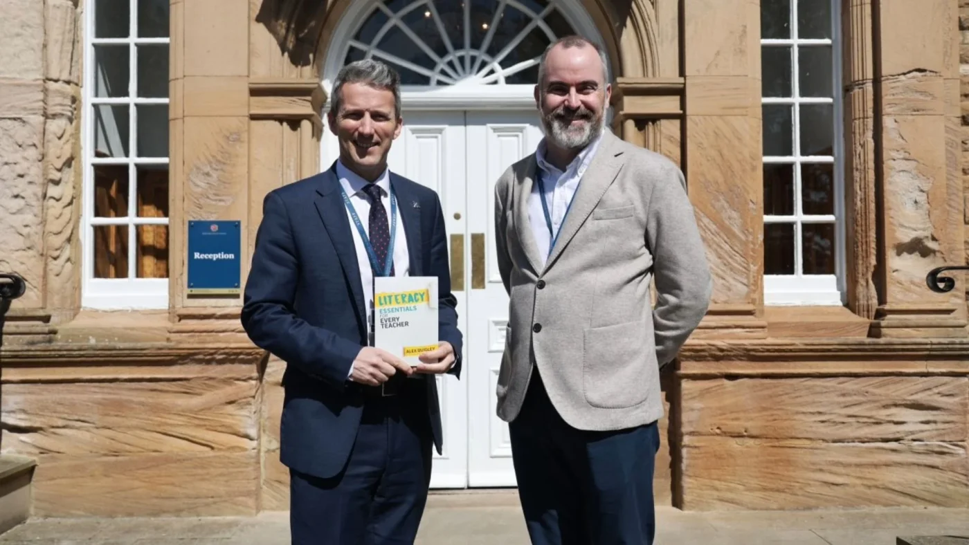 Barnard Castle School welcomes literacy expert Alex Quigley