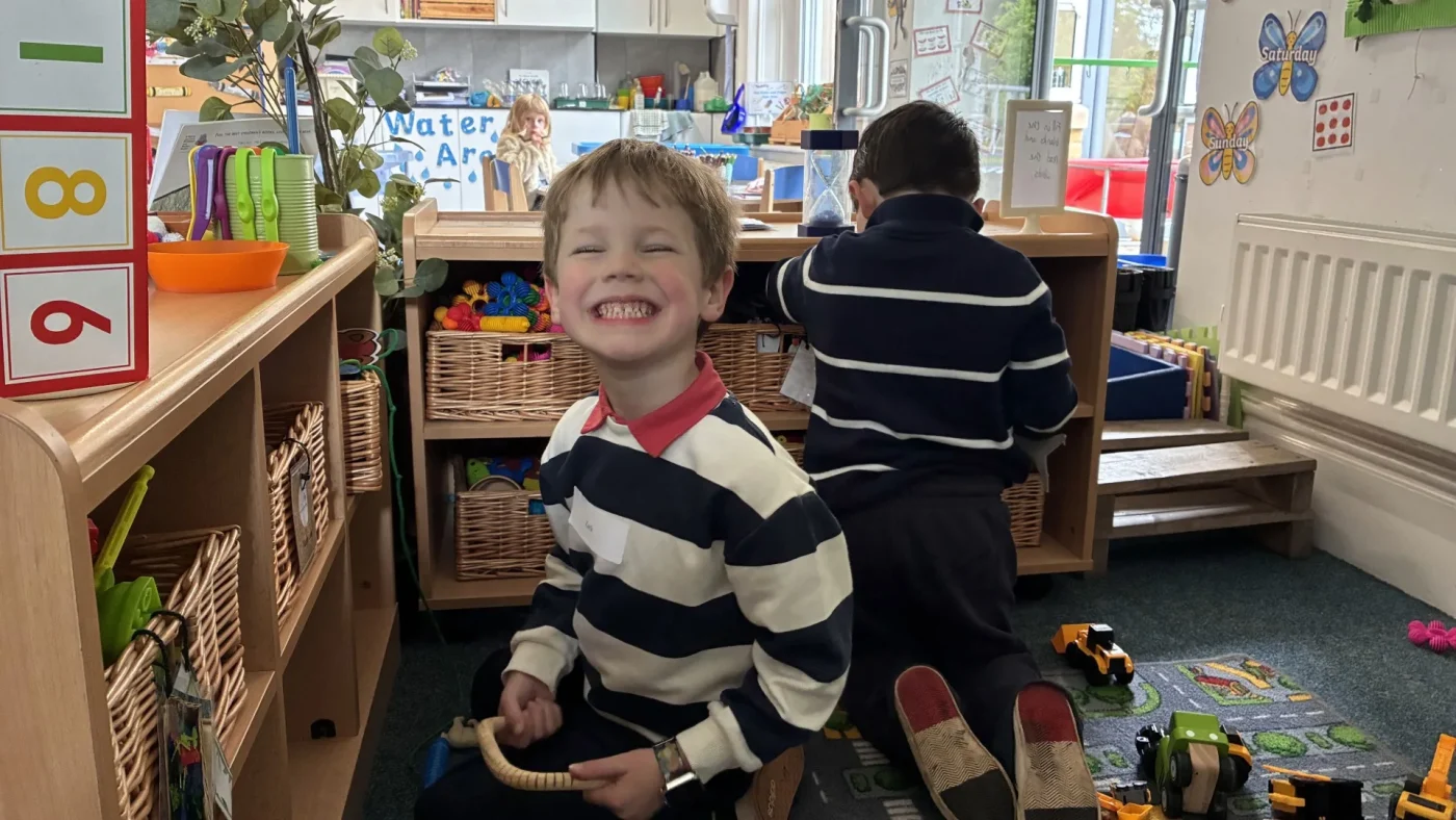 Young children at Barney's Stay & Play event.