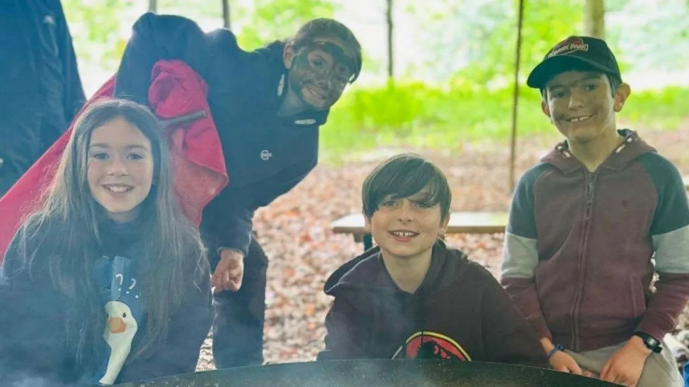 Barney Year 5 pupils on the Scotland residential.