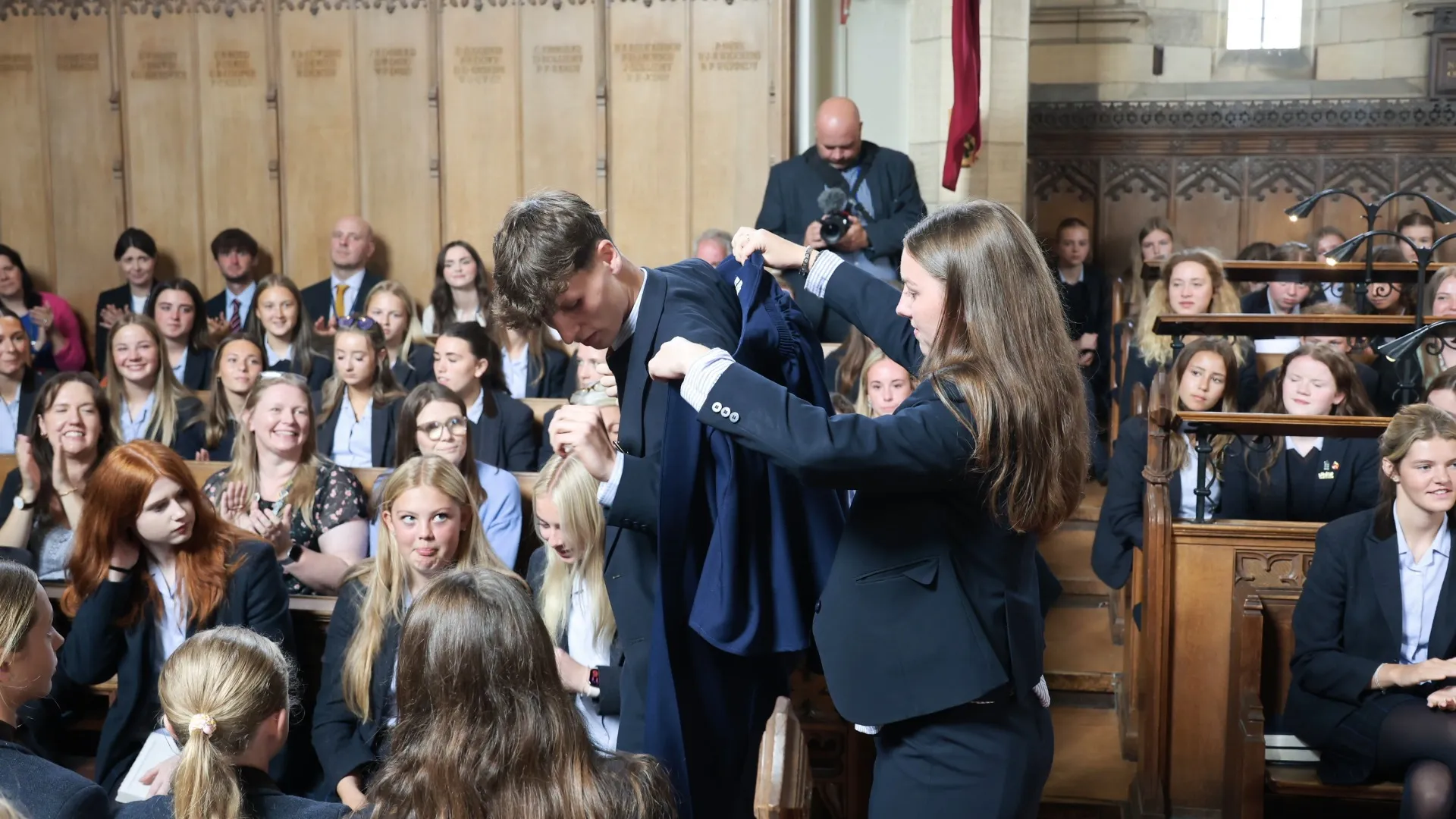 Students attending Nailing Up Trinity 2026.