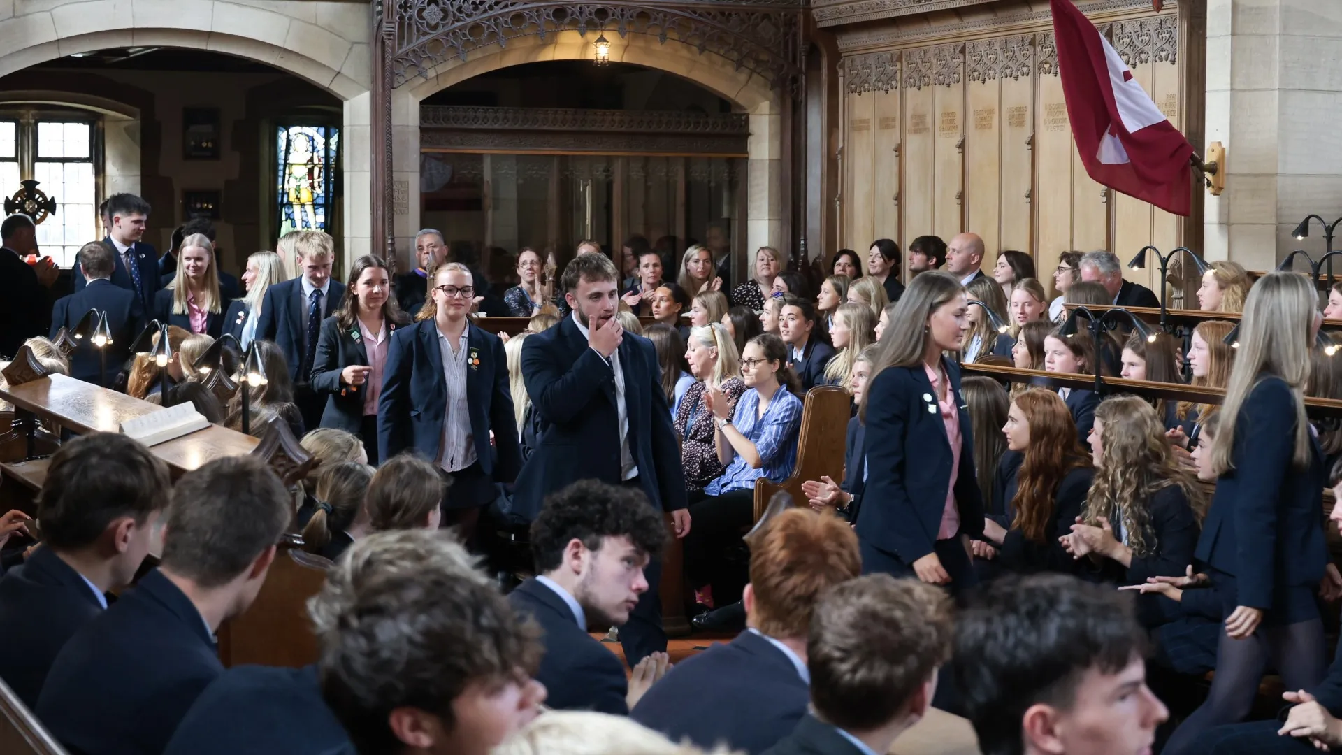 Students attending Nailing Up Trinity 2026.