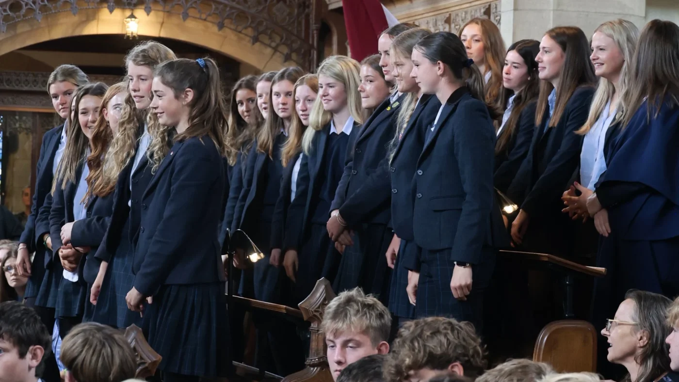 Students attending Nailing Up Trinity 2026.