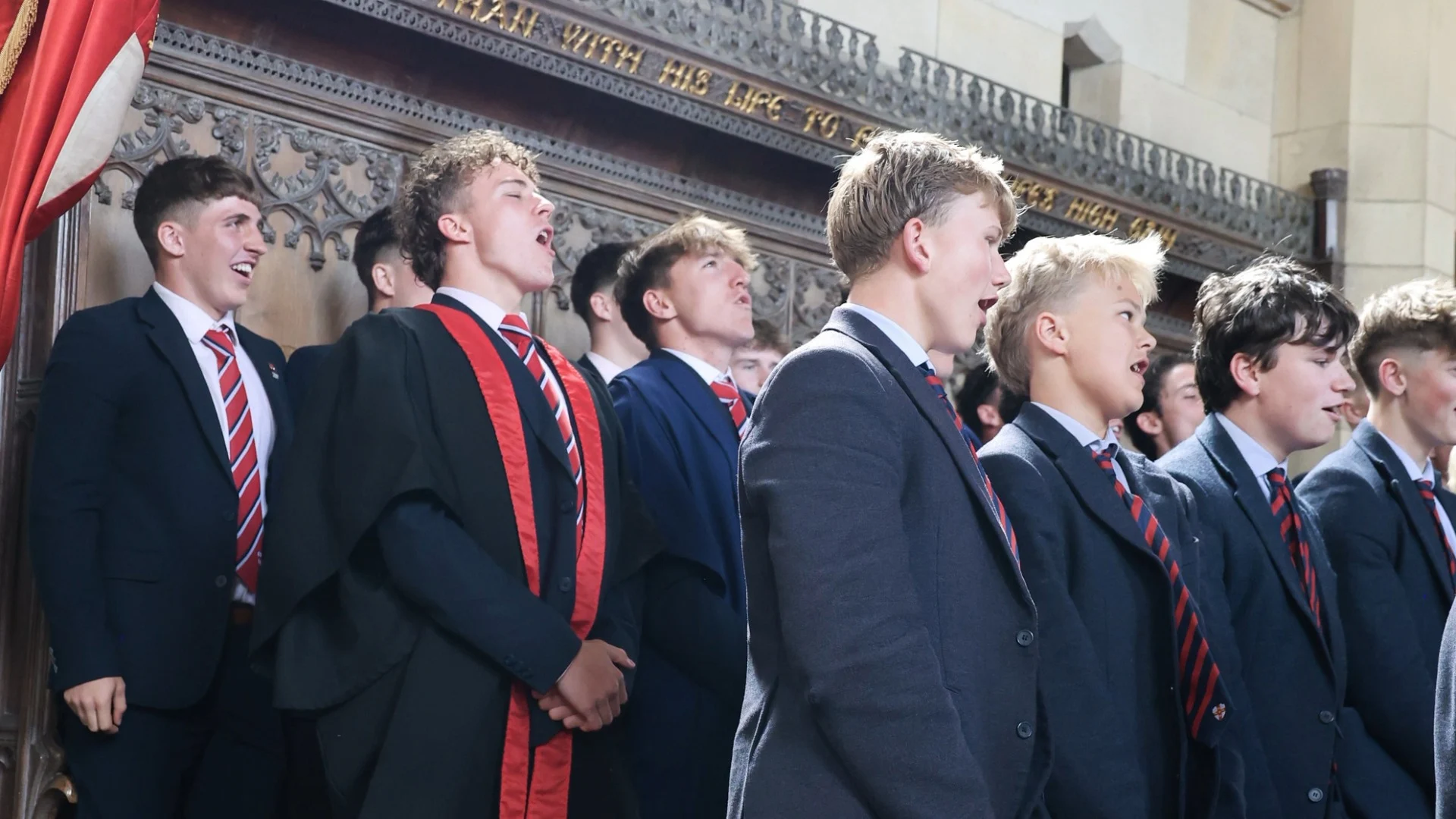 Students attending Nailing Up Trinity 2026.
