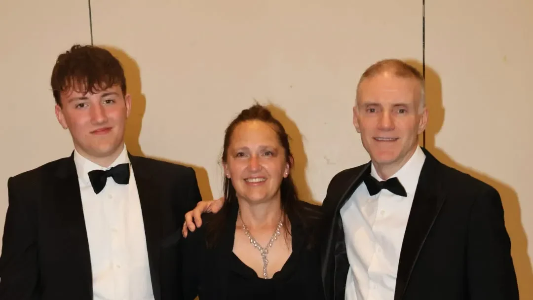 Barney student and parents at the Summer Ball 2026.
