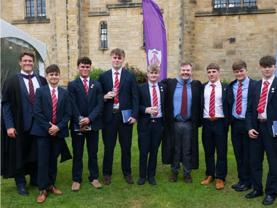 Barnard Castle School Year 13 leavers.