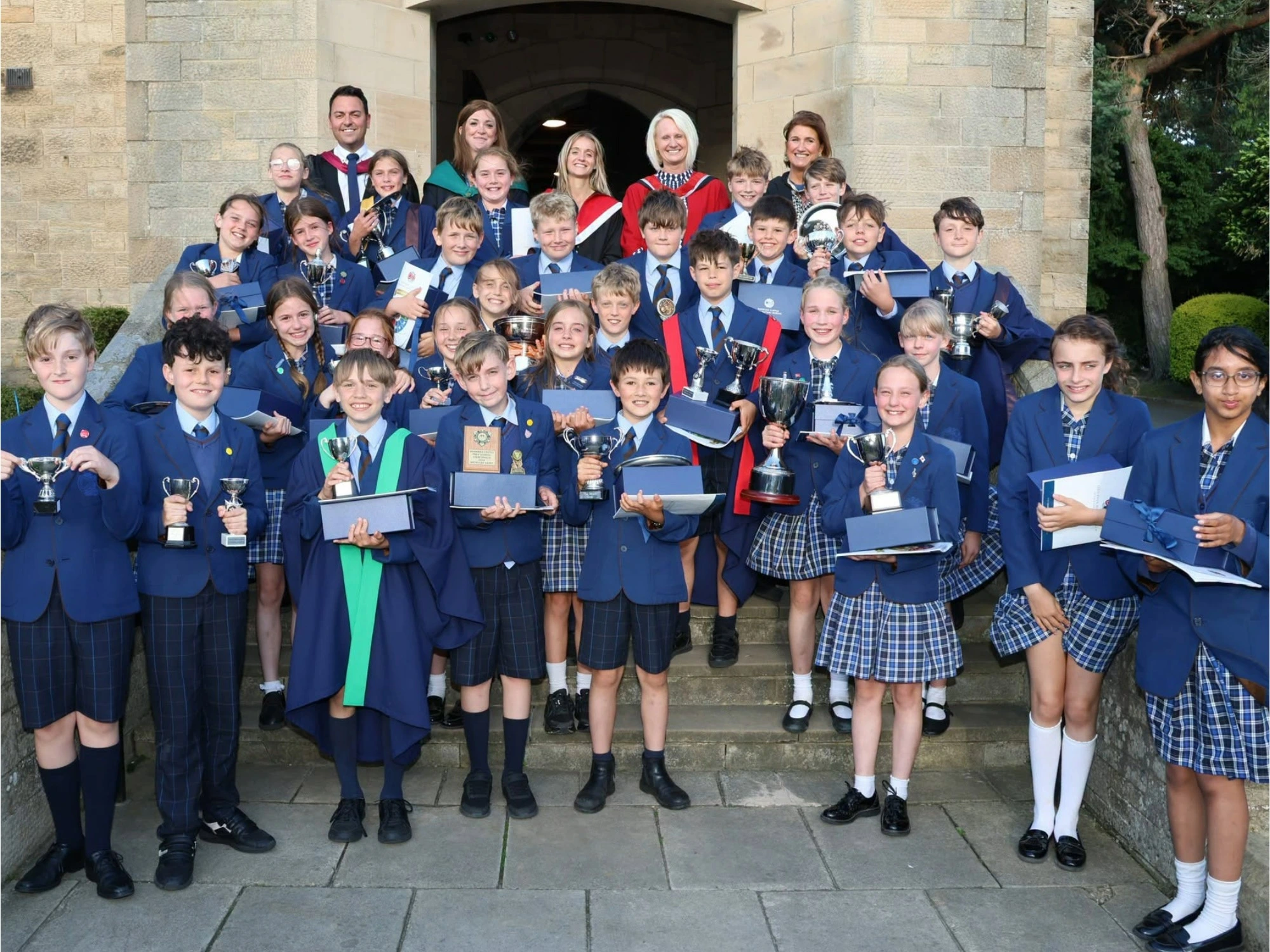 Year 6 at valedictory Service.