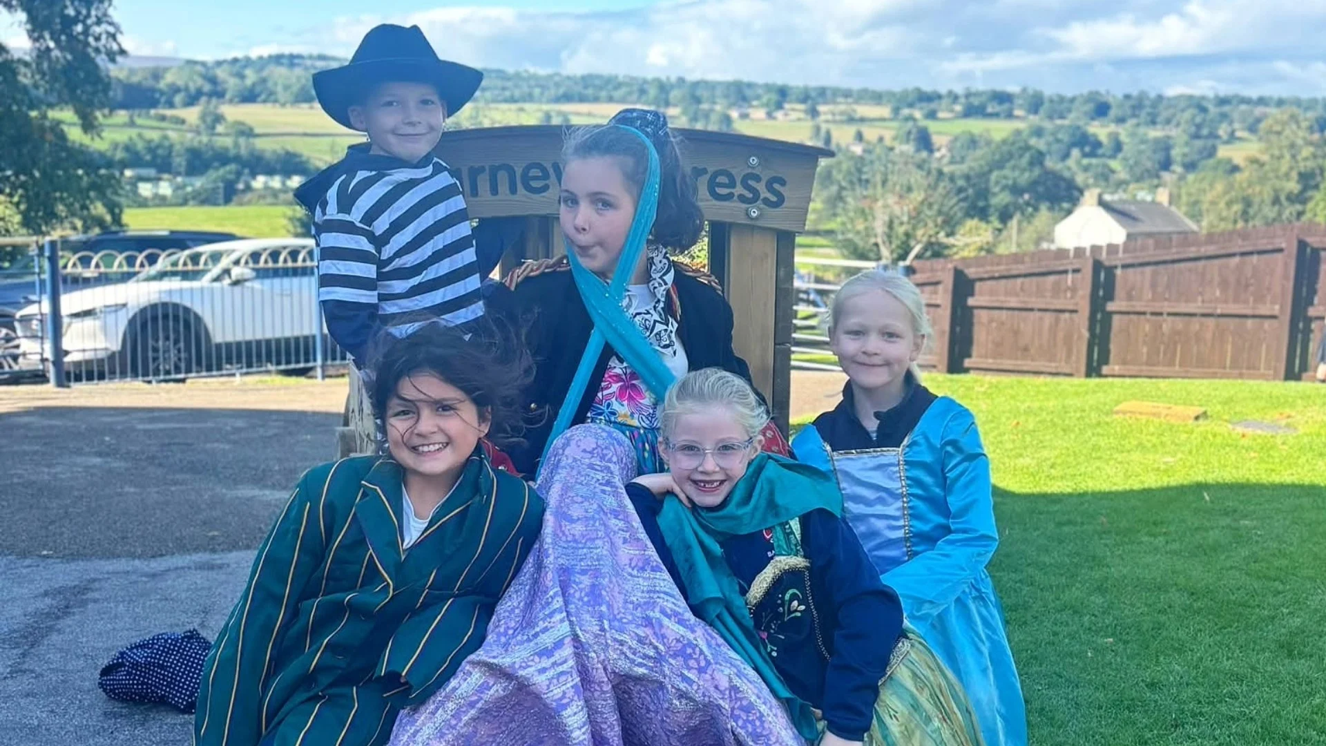 Barney Prep School students enjoying their first week back at school.