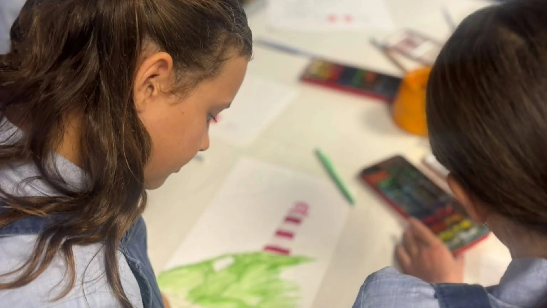 Barney Prep School students enjoying their first week back at school.