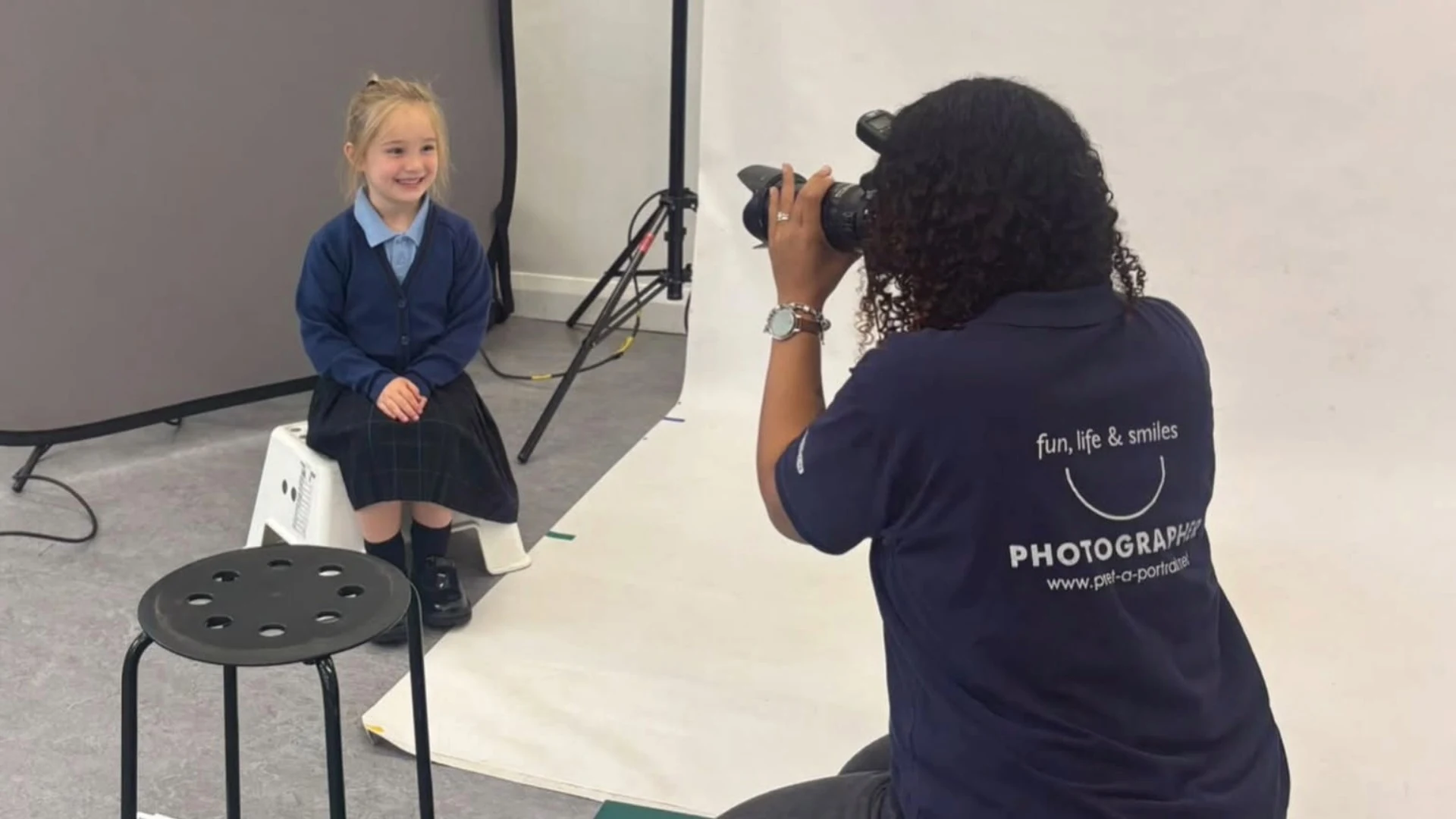 Barney Prep School students enjoying their first week back at school.