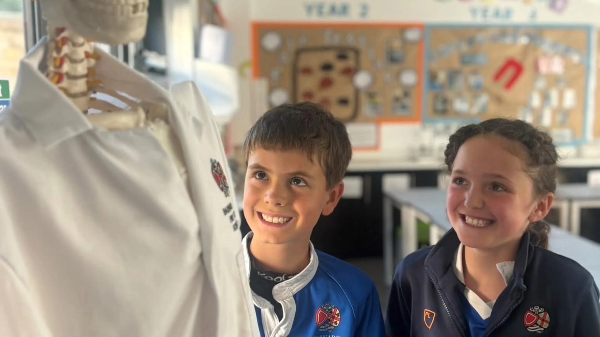 Barney Prep School students enjoying their first week back at school.