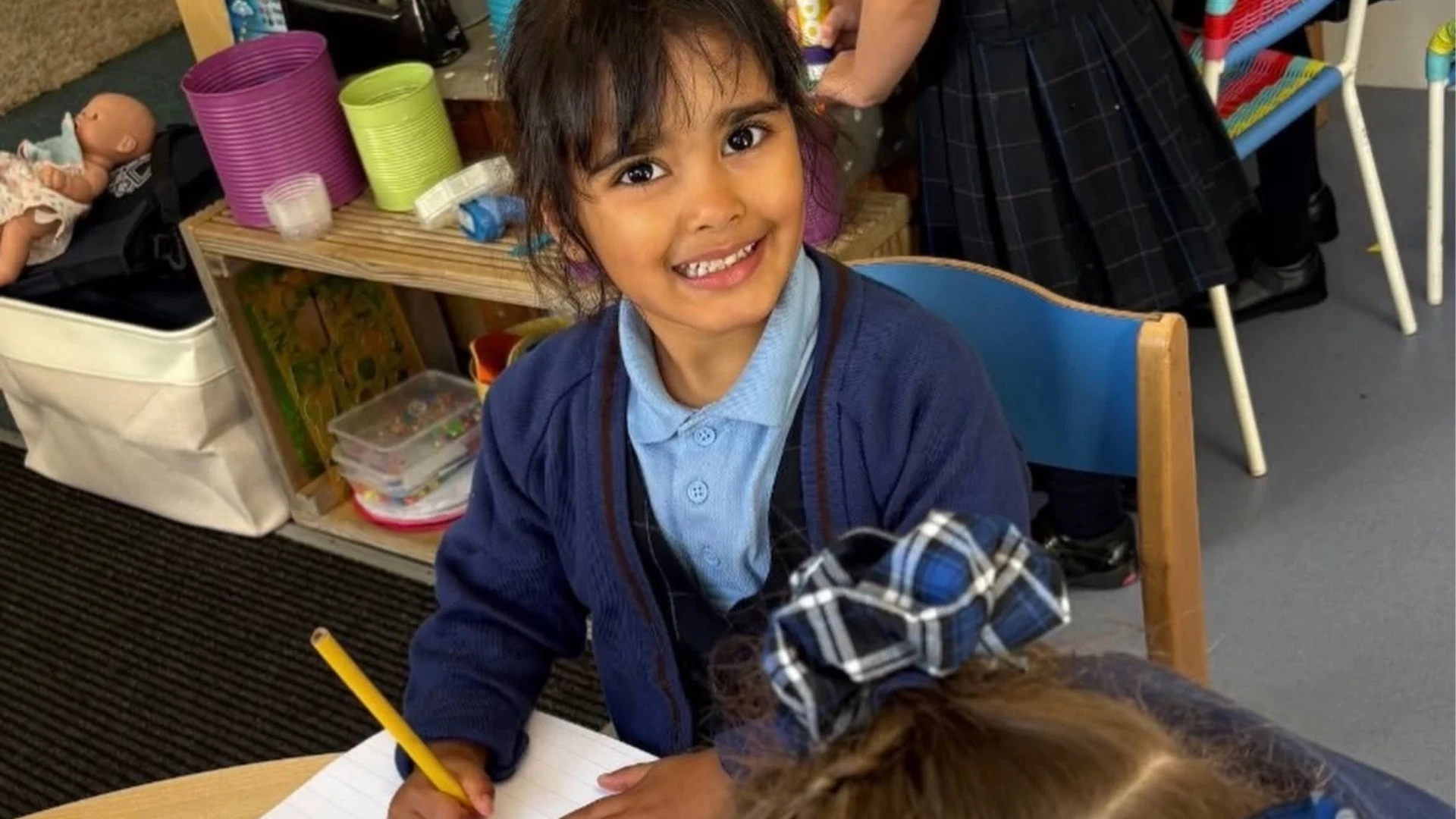 Barney Prep School students enjoying their first week back at school.