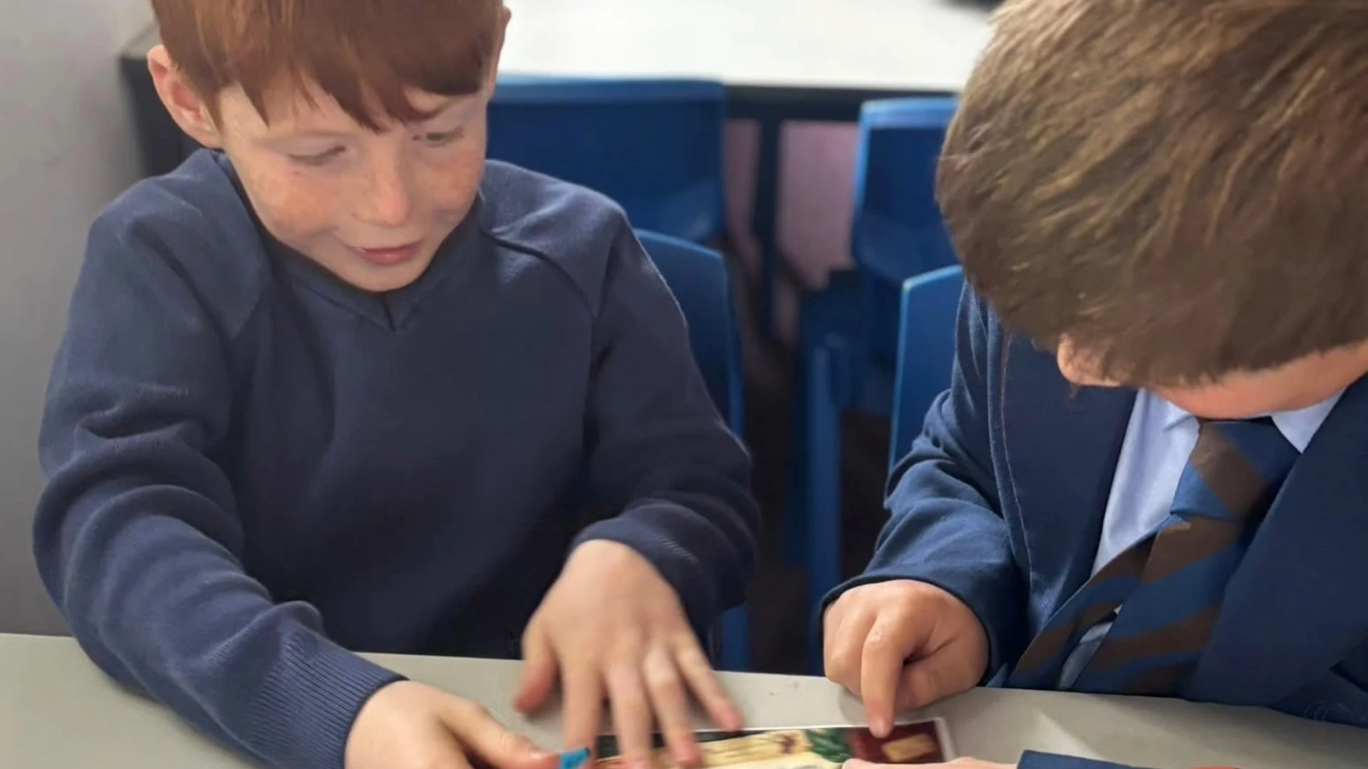 Barney Prep School students enjoying their first week back at school.